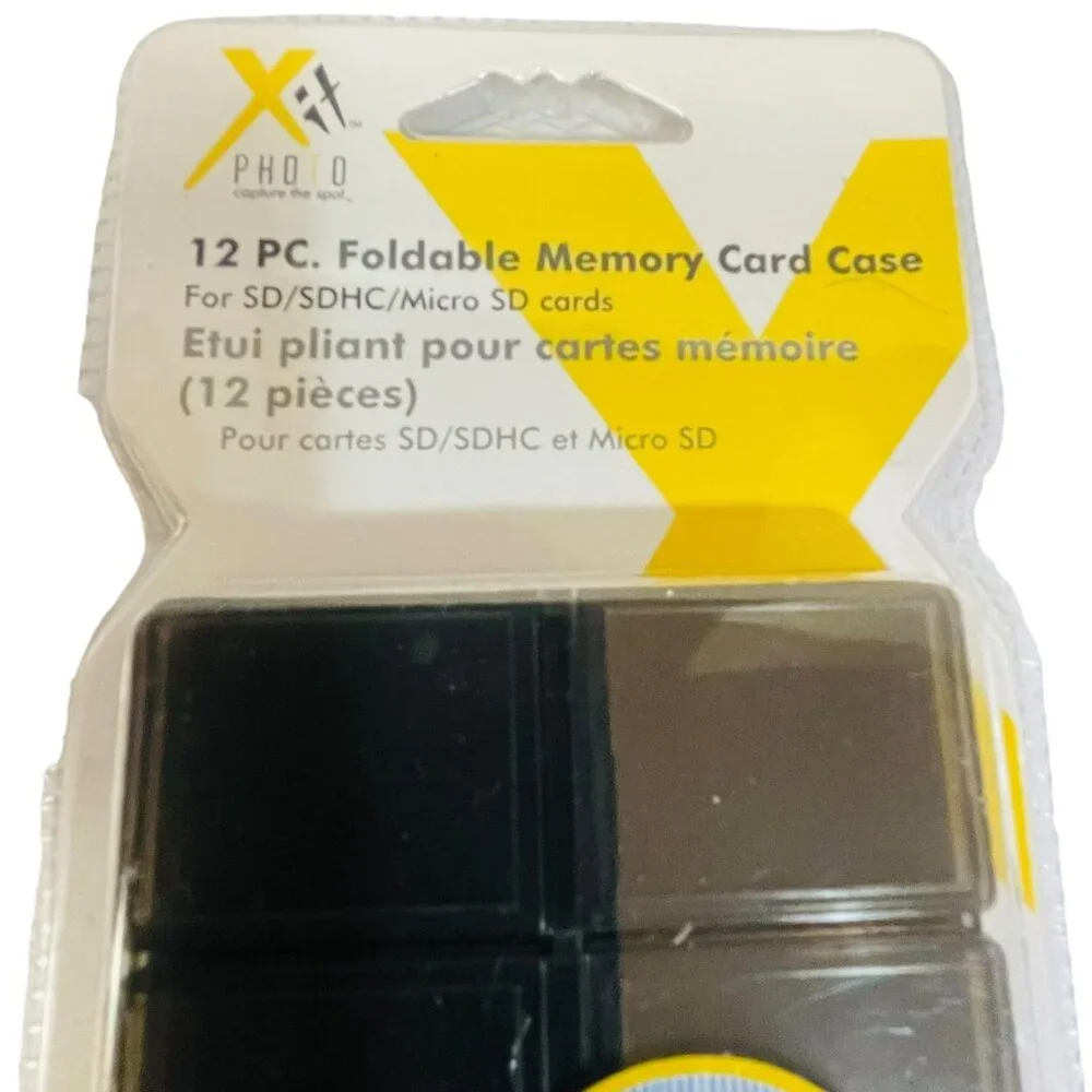 12 Pc. Foldable Memory Card Case For SD/SDHC/Micro SD Cards‎ By Xit